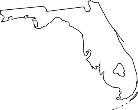 Florida State Map · Free vector graphic on Pixabay