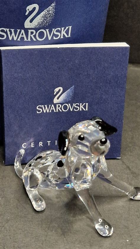 Edith Mair Beeldje Swarovski Dalmatiër pup zittend 628909