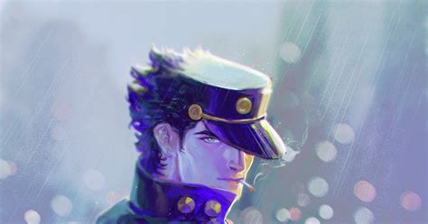 Jojo的奇妙冒险 Rainy Jotaro Kiaのイラスト Pixiv