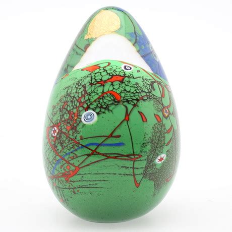 JAN ERIK RITZMAN and SVEN ÅKE CARLSSON Sculpture art glass egg