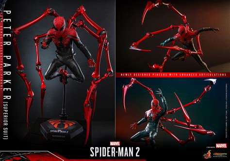 Hot Toys Superior Spider Man Swings Into Action With This Slick Sixth Scale Figure GameSpot