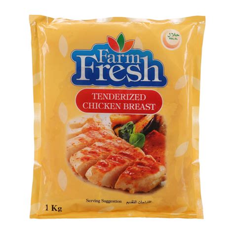 Farm Fresh Tender Chicken Breast 1kg Frozen Chicken Pieces Frozen