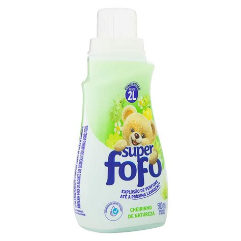 Amaciante De Roupa Concentrado Cheirinho De Natureza Fofo Super Frasco