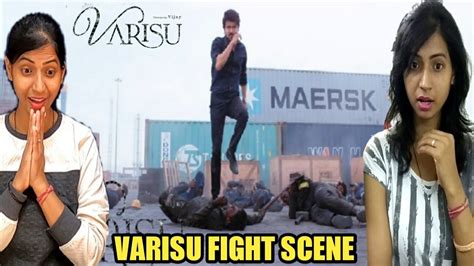 Varisu Shipyard Mass Fight Scene Reaction Varisu Movie Scenes