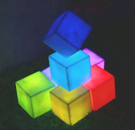 Led Color Changing Mood Cube Night Light Home Decor Supergift