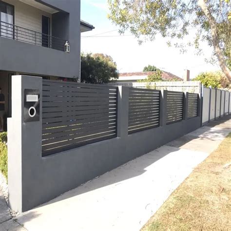 Modern Designs Waterproof House Wall Slat Aluminium Panel Fence ...