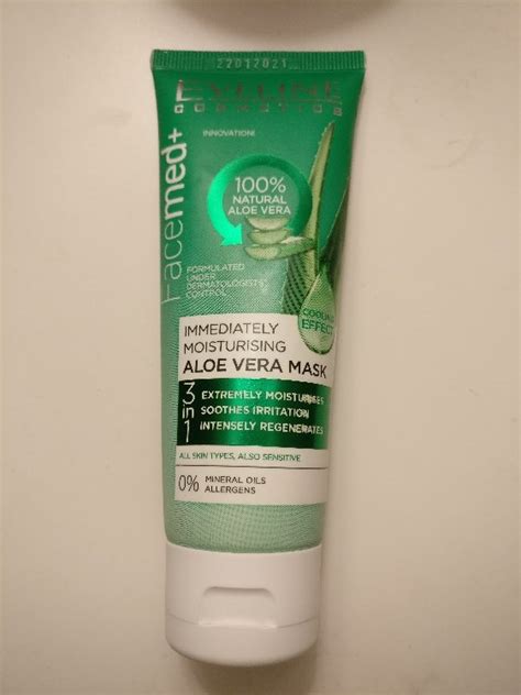 Eveline Cosmetics Facemed Aloe Face Mask Instantly Moisturizing In