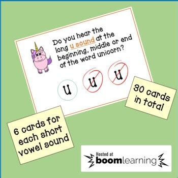 Long Vowel Sounds Boom Cards Digital Task Cards By Sandra Naufal