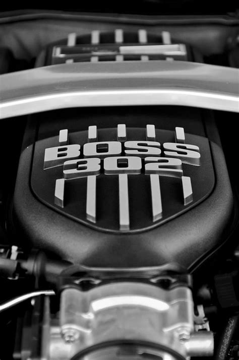 Ford Mustang Boss 302 Engine Photograph by Jill Reger - Pixels