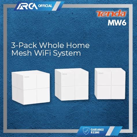 Jual Tenda Nova MW6 AC1200 3 Pack Whole Home Mesh WiFi System Shopee