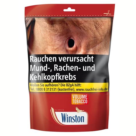 Alles für den Raucher winston red volume tobacco full flavour