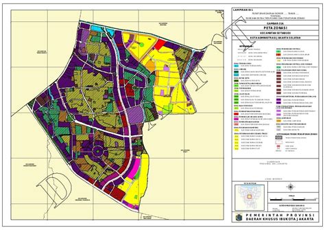 Peta Zonasi Kota Depok Peta Kecamatan Di Wilayah Depok Sekitar