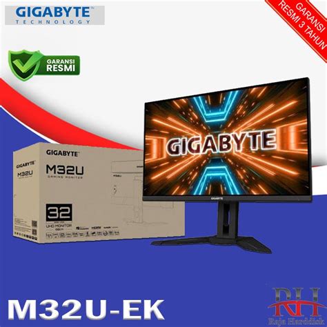 Jual Gigabyte M U Ek Inch Uhd K Ss Ips Hz Ms Kvm Gaming