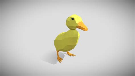 Low Poly Duck Buy Royalty Free 3d Model By Assetsource 022bb89