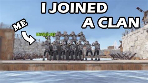 I Joined A Rust Clan For The First Time Youtube