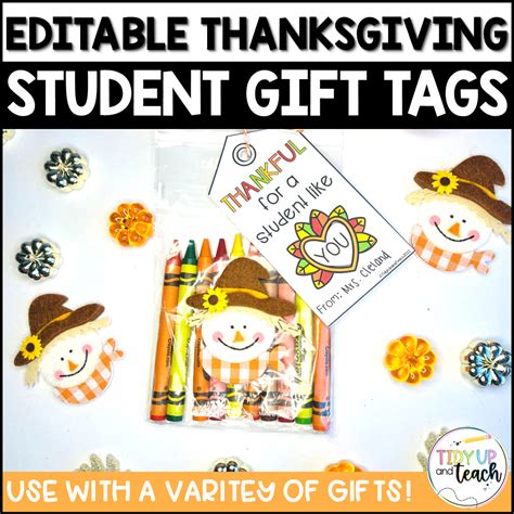 Free Thanksgiving Gift Tags Made By Teachers