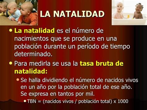 Tasas Natalidad