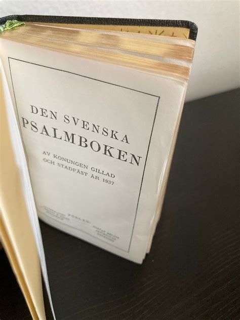 Miniatyr Den Svenska Psalmboken Vintage K P P Tradera