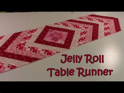 Jelly Roll Table Runner YouTube In 2020 Quilted Table Runners