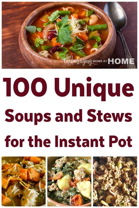 100 Soups And Stews For Your Instant Pot