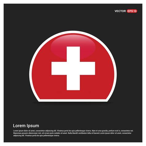 Switzerland flag design vector 14373526 Vector Art at Vecteezy