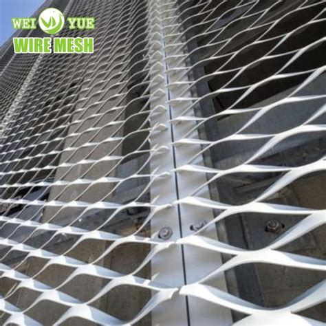 Expanded Metal Mesh Aluminium Expanded Sheets For Protection Facade