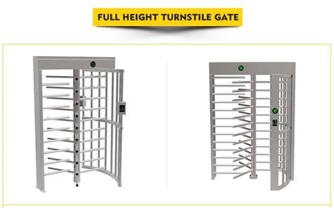 Full Height Turnstile Gate Turnstile Access Control Security Gate System