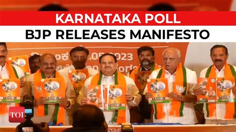 Karnataka Election Bjp Releases Poll Manifesto Praja Dhwani