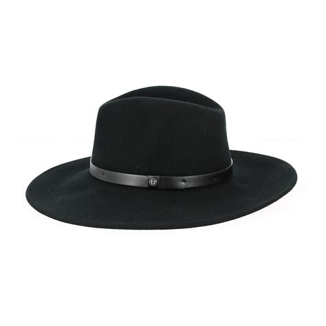 Chapeau Fedora Layton Noir Brixton