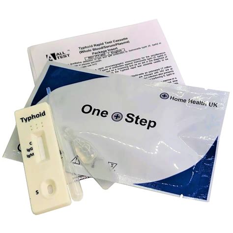 Typhoid Fever Tests X 5 Professional Iggigm Blood Testing