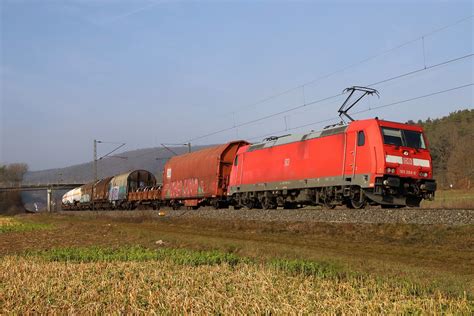 DB Cargo 185 388 6 Güterzug Harrbach am Main DB Cargo 185 Flickr