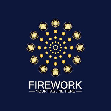 Templat Design Vector Hd Png Images Firework Logo Design Vector