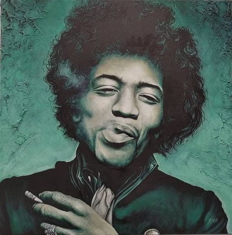 Jimi Hendrix Painting In Portrait Painting Art Painting Oil