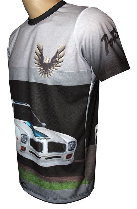 Pontiac Trans Am T Shirt With Logo And All Over Printed Picture T