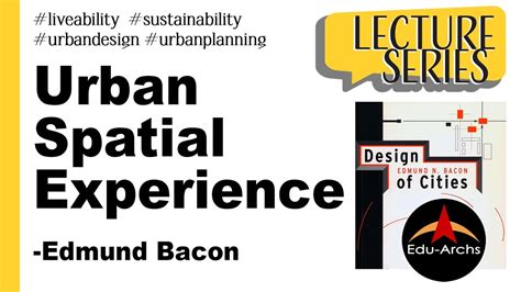 Urban Spatial Experience By Edmund Bacon Design Of Cities Edu Archs