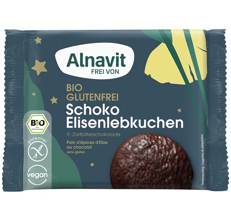 Glutenfreie Mini Schoko Spekulatius 140 g in Bio Qualität von Alnavit