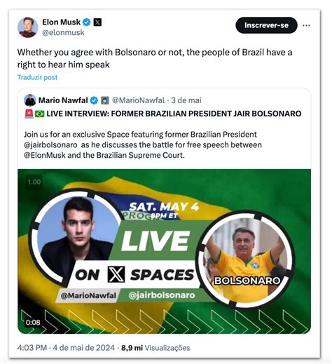 Concordando ou não brasileiros têm direito de ouvir Bolsonaro falar