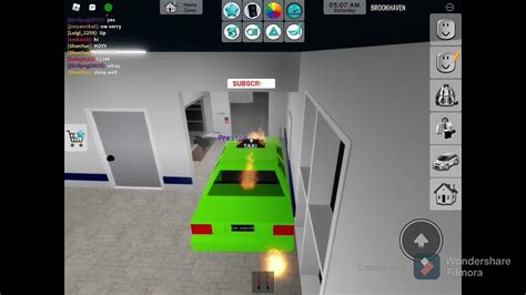 Me Glitch My Taxi Into The Court Police Station In Roblox Brookhaven 🏡