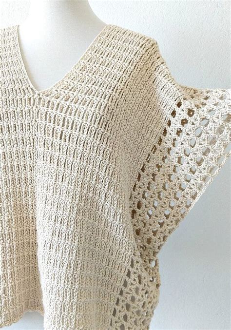 Poncho Top Susurro De Verano Crochet Blog Handwork Diy