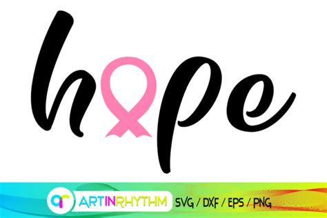 Download Hope Svg Cancer Svg Pink Ribbon Svg SVG File