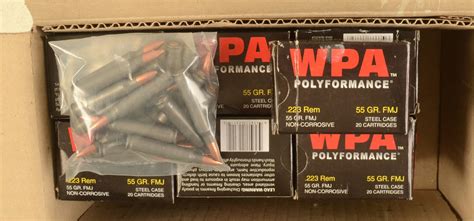 Ammunition 223 Rem Wpa Polyformance C42632 Simpson Ltd