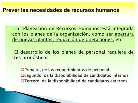 PLANEACION ESTRATEGICA DE RRHH PPT