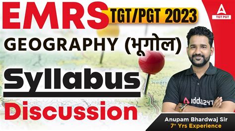 Emrs Tgt Pgt Geography Syllabus Complete Information Youtube