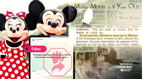 Mickey Y Minnie No Son Gemelos Realmente Son Pareja Noticias