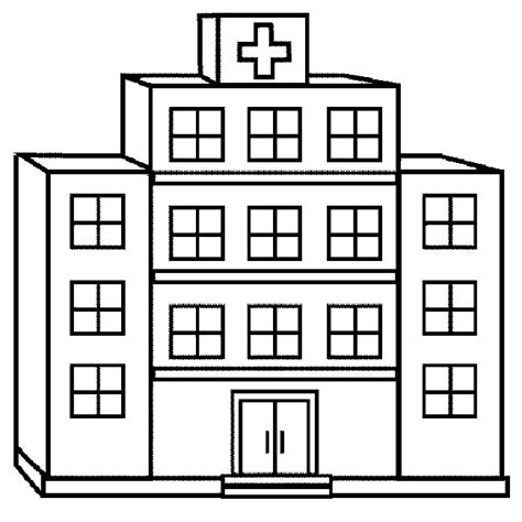 Desenho De Hospital Para Colorir Desenhos Para Colorir E Imprimir