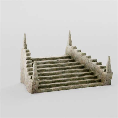 Staircase Stairs Models Blenderkit