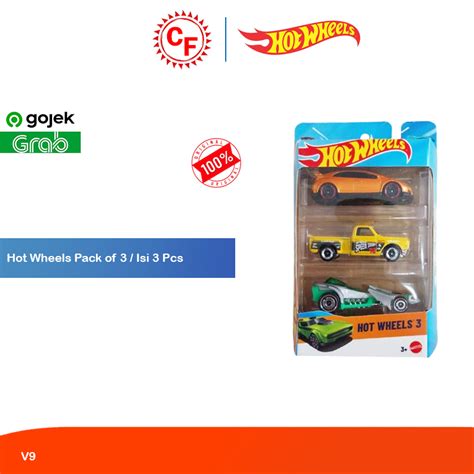 Jual Hot Wheels Car Pack Of 3 Isi 3 Pcs Shopee Indonesia