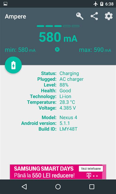 Ampere Uygulamas Le Ak Ll Telefonunuzun Pil Mr N Artt R N Volkanca