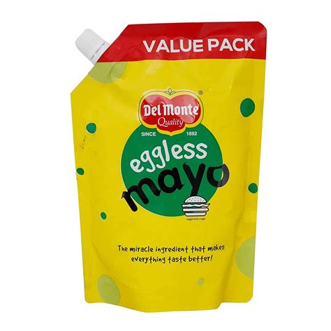 Del Monte Eggless Mayonnaise Pouch 500 Grams RichesM Healthcare