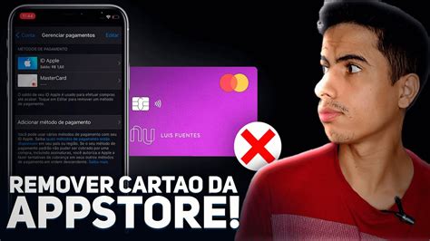 Como Remover Cart O De Cr Dito Da App Store Youtube